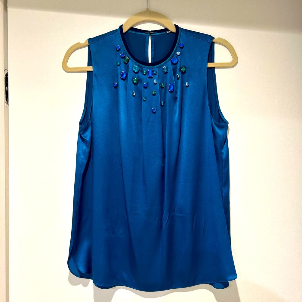 Elie Tahari 100% silk top, US 2-4